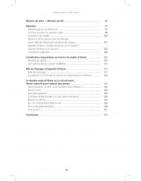 Table des matières HIRAM...dans tous ses "Etats" Page 2/2