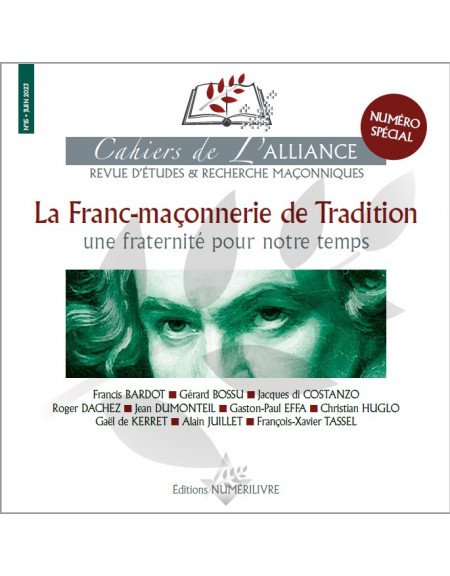 Couverture Les Cahiers de l'Alliance N°15 - La Franc-maconnerie de traditionau présent face à l'éternel Orient