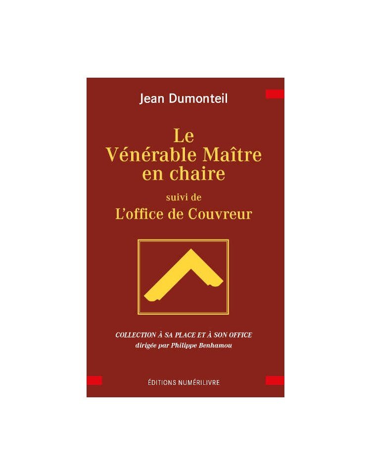 Couverture de Le Vénérable Maître en chaire suivi de l'office de Couvreur