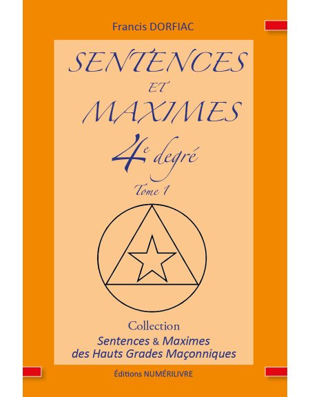 Couverture Sentences et Maximes - 4e degré